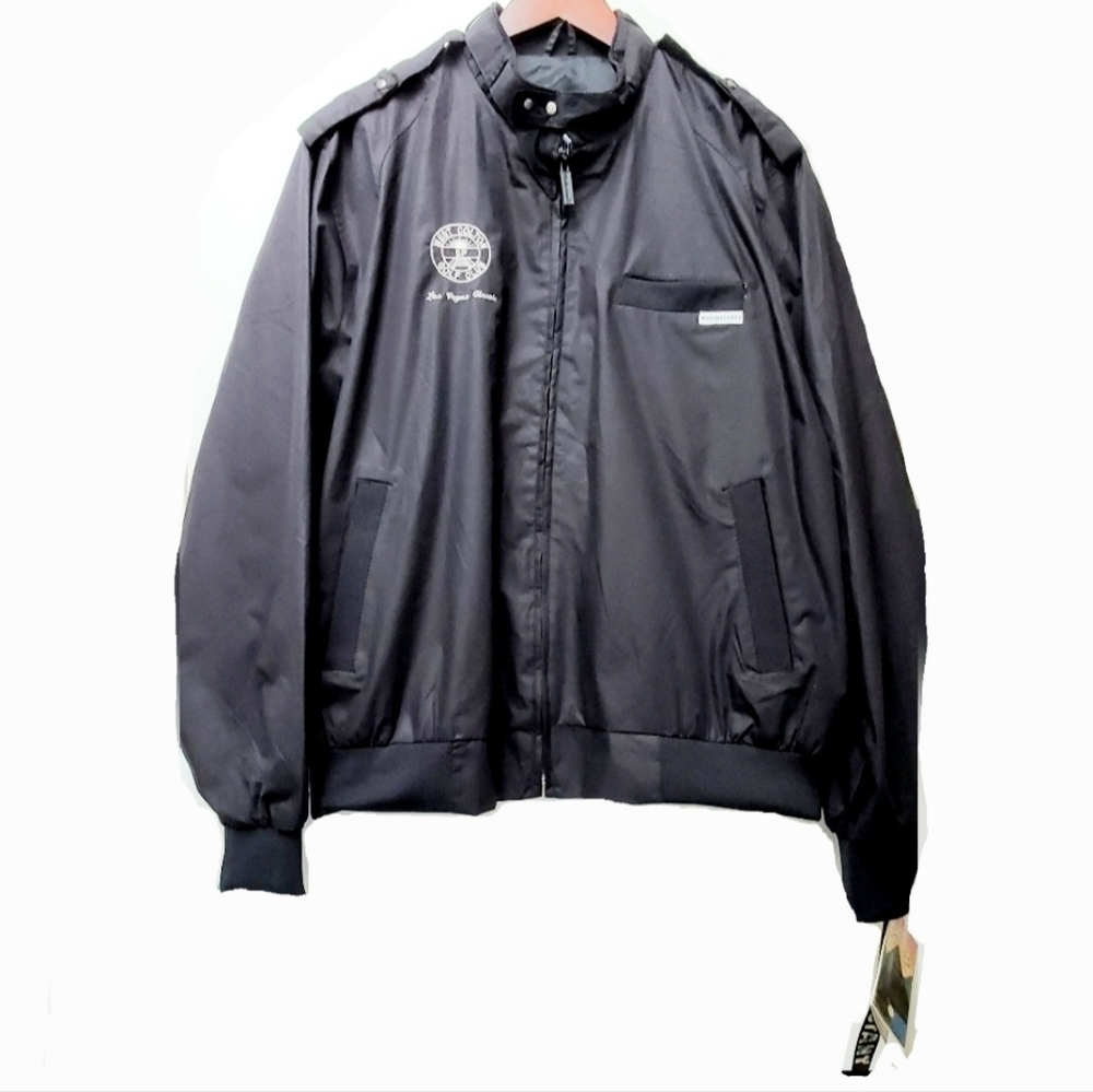Windbreaker Vtg Retro Las Vegas Classic West Colton Golf Club Black Jacket 2XL